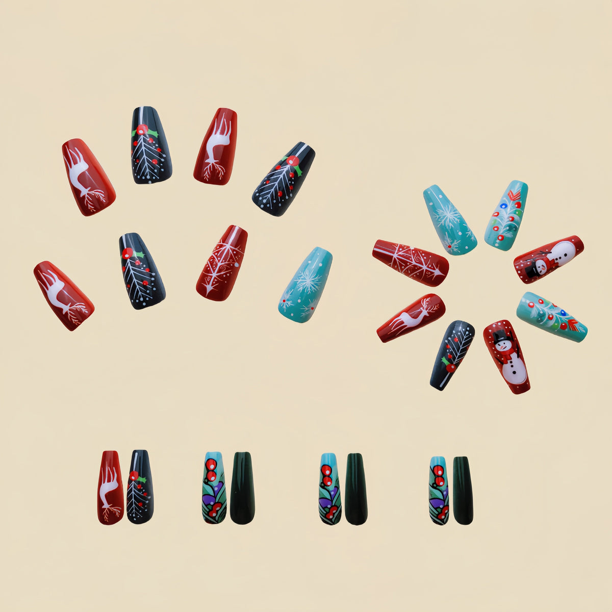Charming Holiday Nail Art