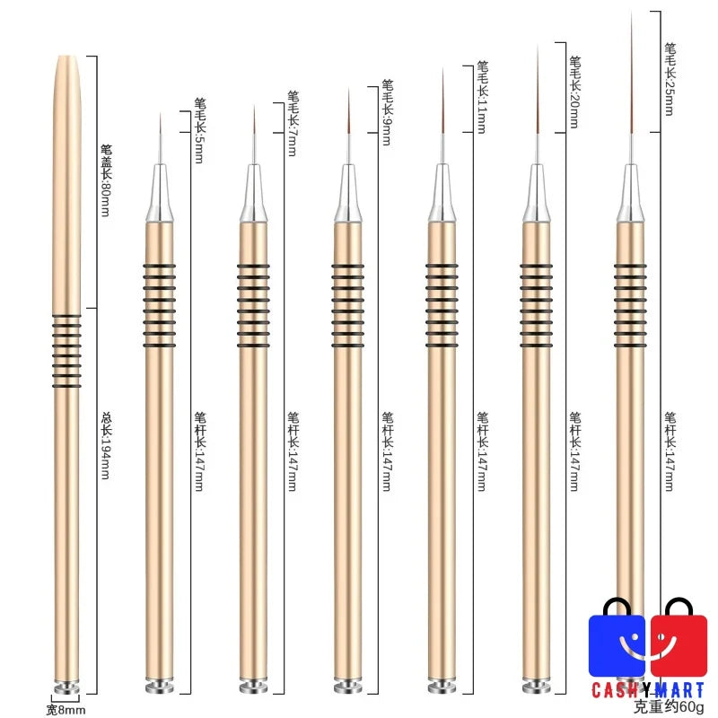 Precision Nail Art Liner Brushes