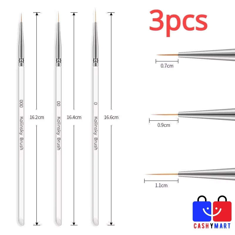 Precision Nail Art Liner Brushes