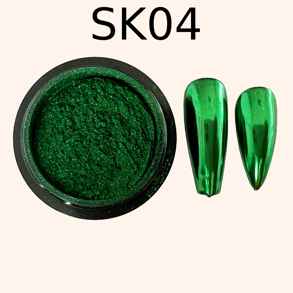 Chrome Mirror Effect Powder Pearl “Kvadrat”