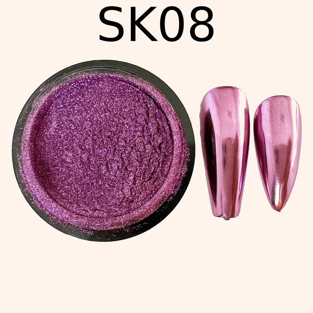Chrome Mirror Effect Powder Pearl “Kvadrat”