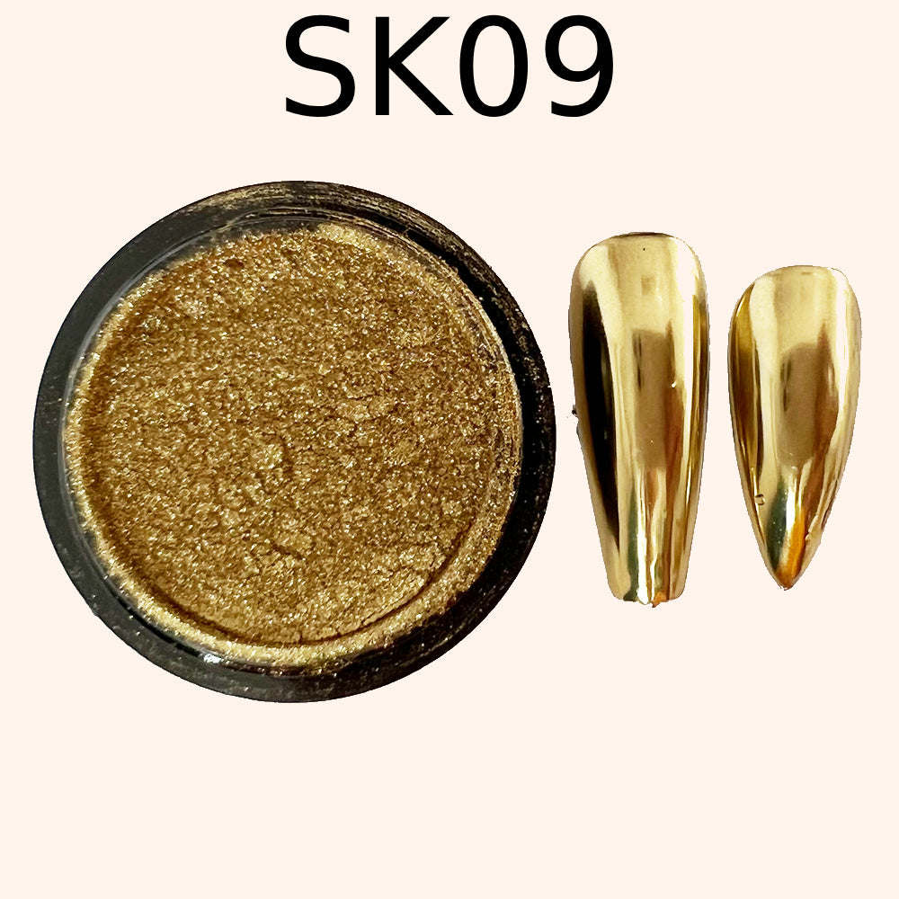 Chrome Mirror Effect Powder Pearl “Kvadrat”