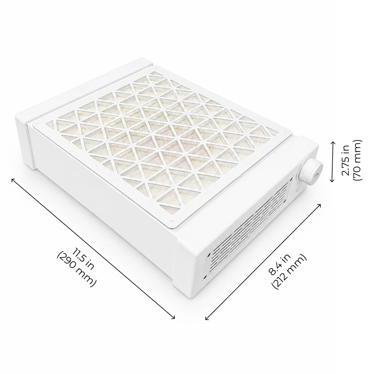 AeroMax - Nail Dust Collector, White