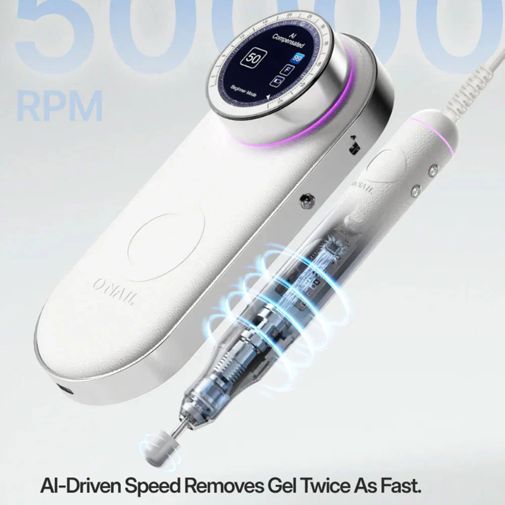 O NAIL - Nail Drill Pro (2 Handpiece), White